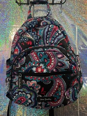 Vera Bradley Mini Backpack | Floral Paisley Print | Small Travel Bag